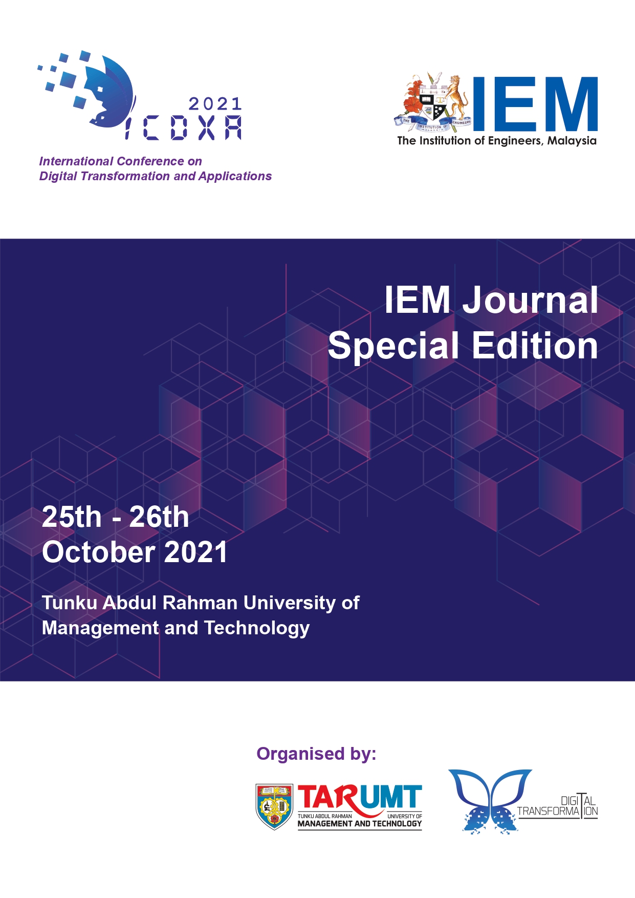 					View Vol. 82 No. 3 (2021): Journal of The Institution of Engineers, Malaysia - ICDXA Special Issue
				